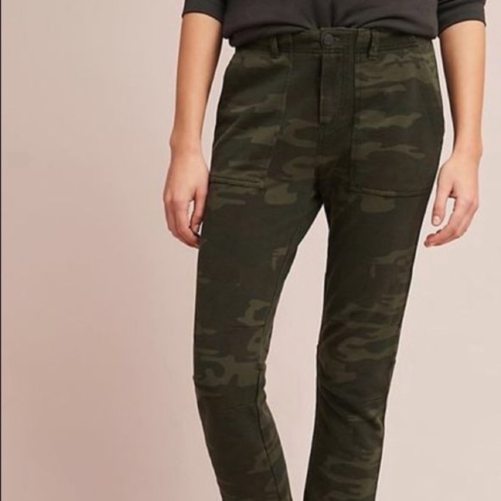 New Anthropologie Sanctuary Camo Cotton Joggers